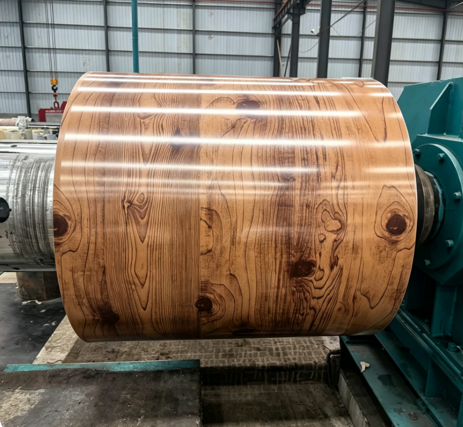 CHINA BOBINA CON ACABODO MATE TIPO MADERA 0.4*1000MM A CHILE 